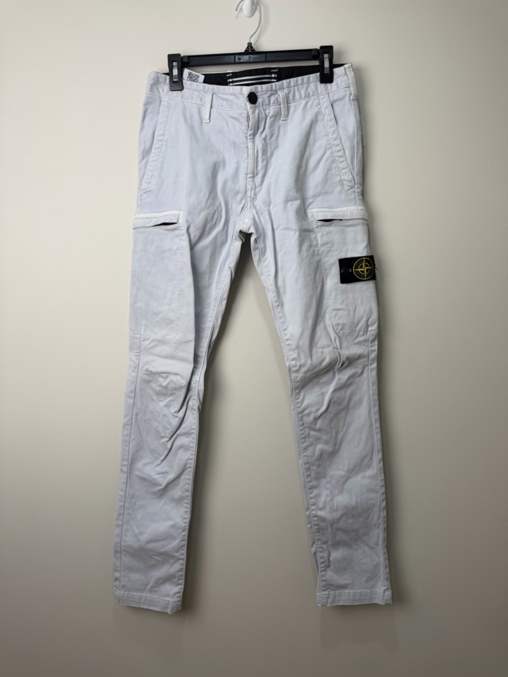 Stone Island Men's Cargo Pants Baby Blue W30 L34 Used Designer Streetwear